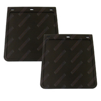 Extra Heavy Duty Mud Flaps 9'' Inch Wide x 10'' Inch Drop (230mm x 250mm) for 4WDs, Utes and Trailers - Pair