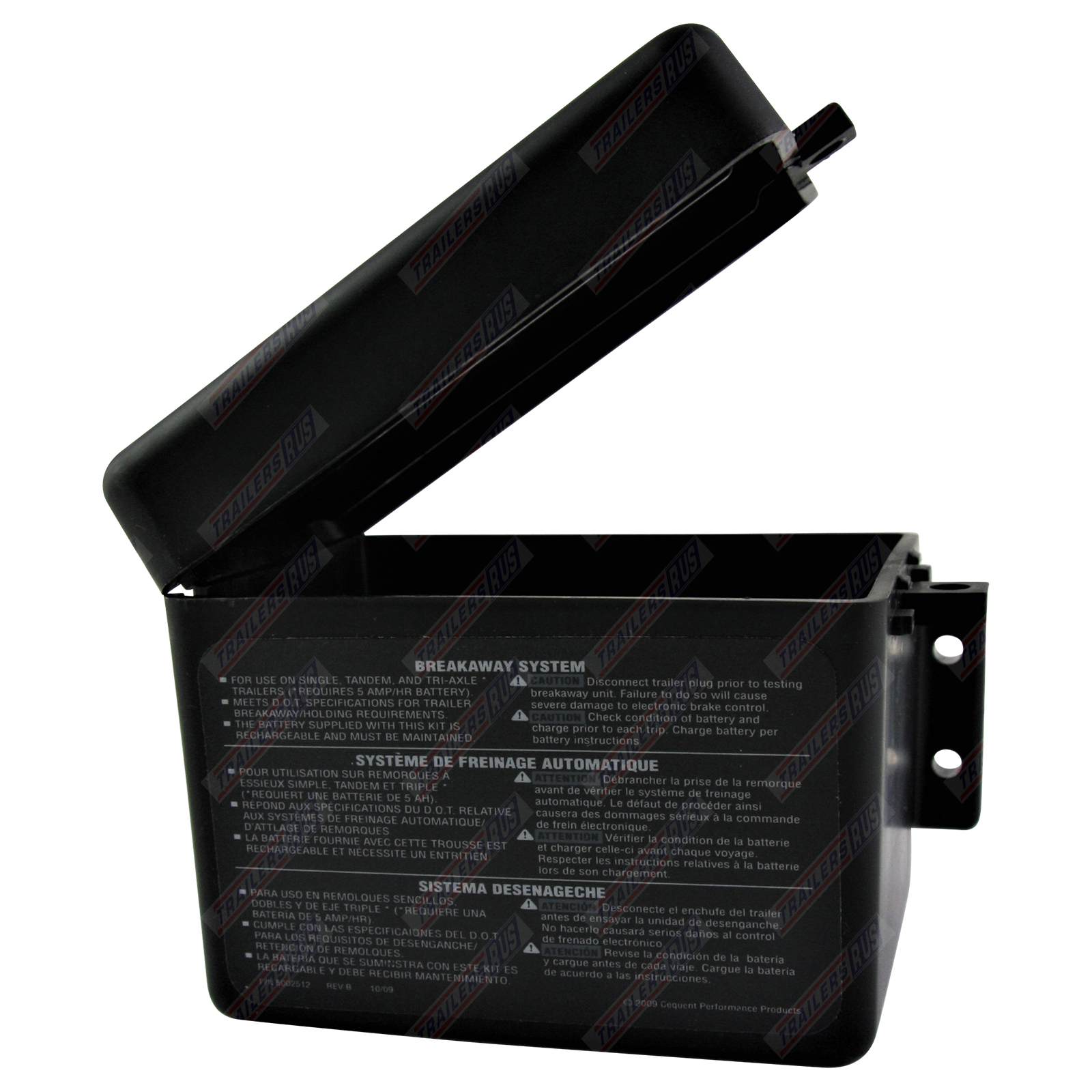 Battery Box Replacement for 5 Amp Breakaway Battery Box Only TRU