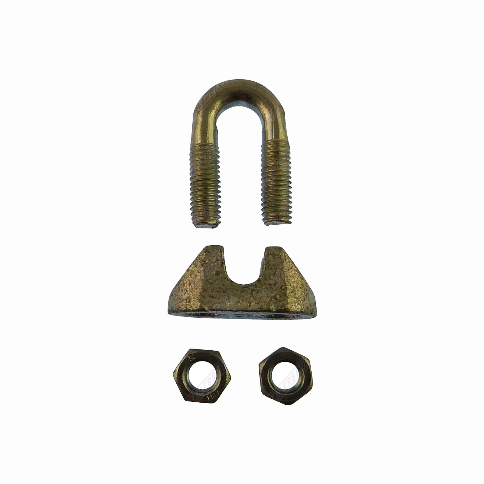 Wire Grip UBolt Brake Cable Clamp M3 Zinc plated TRU