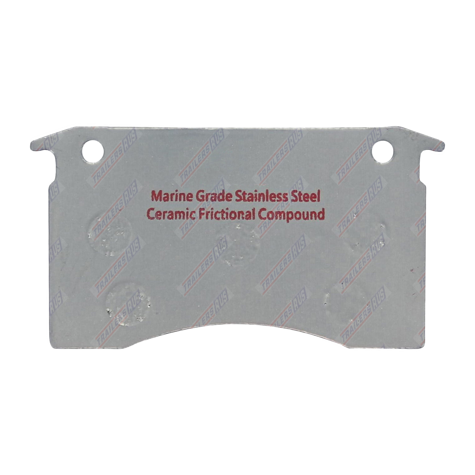 4 x Stainless Steel Trailer Disc Brake Pads suit Mechanical or Hydraulic Calliper TRU