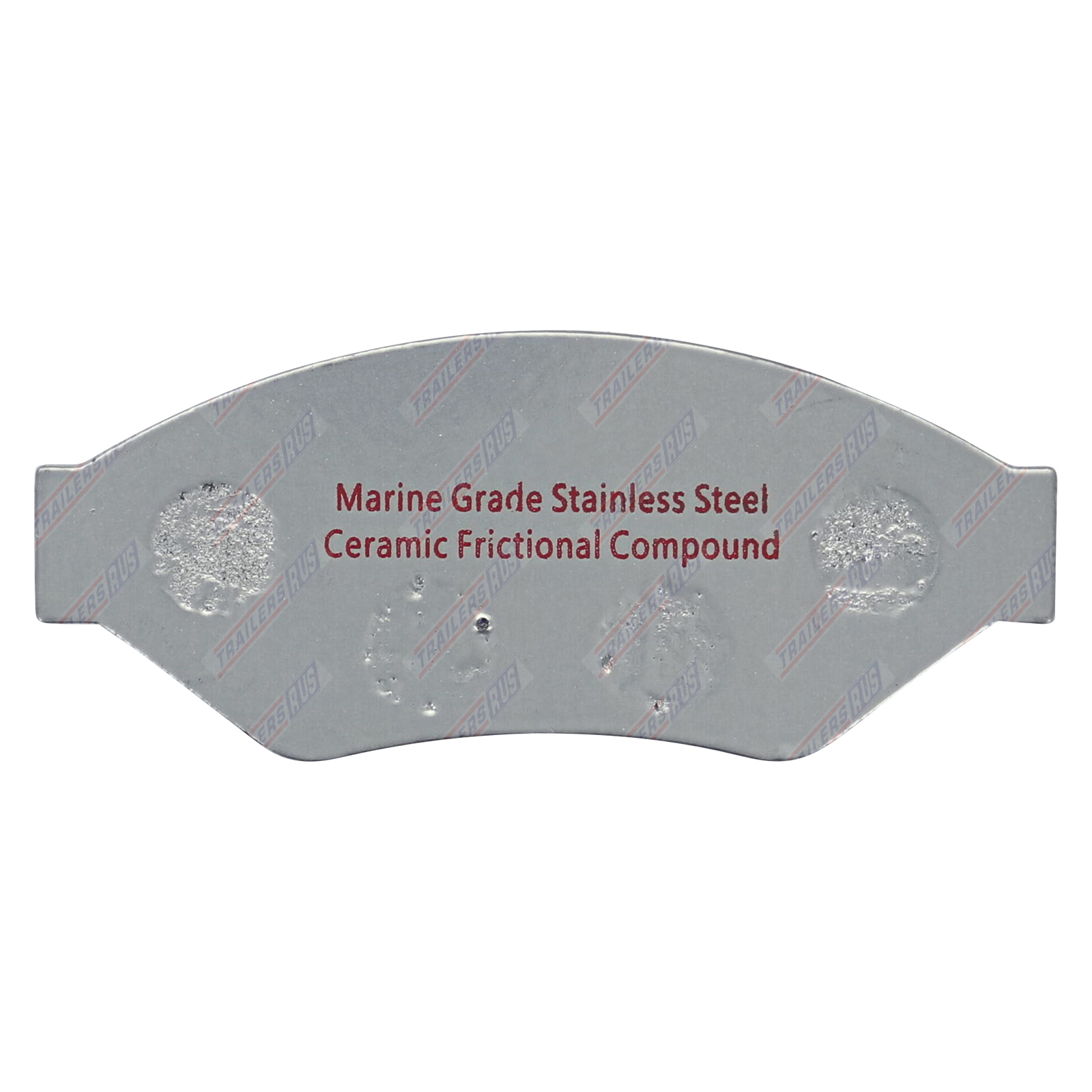 4 x Stainless Steel Trailer Disc Brake Pads suit Alko Trojan Meher