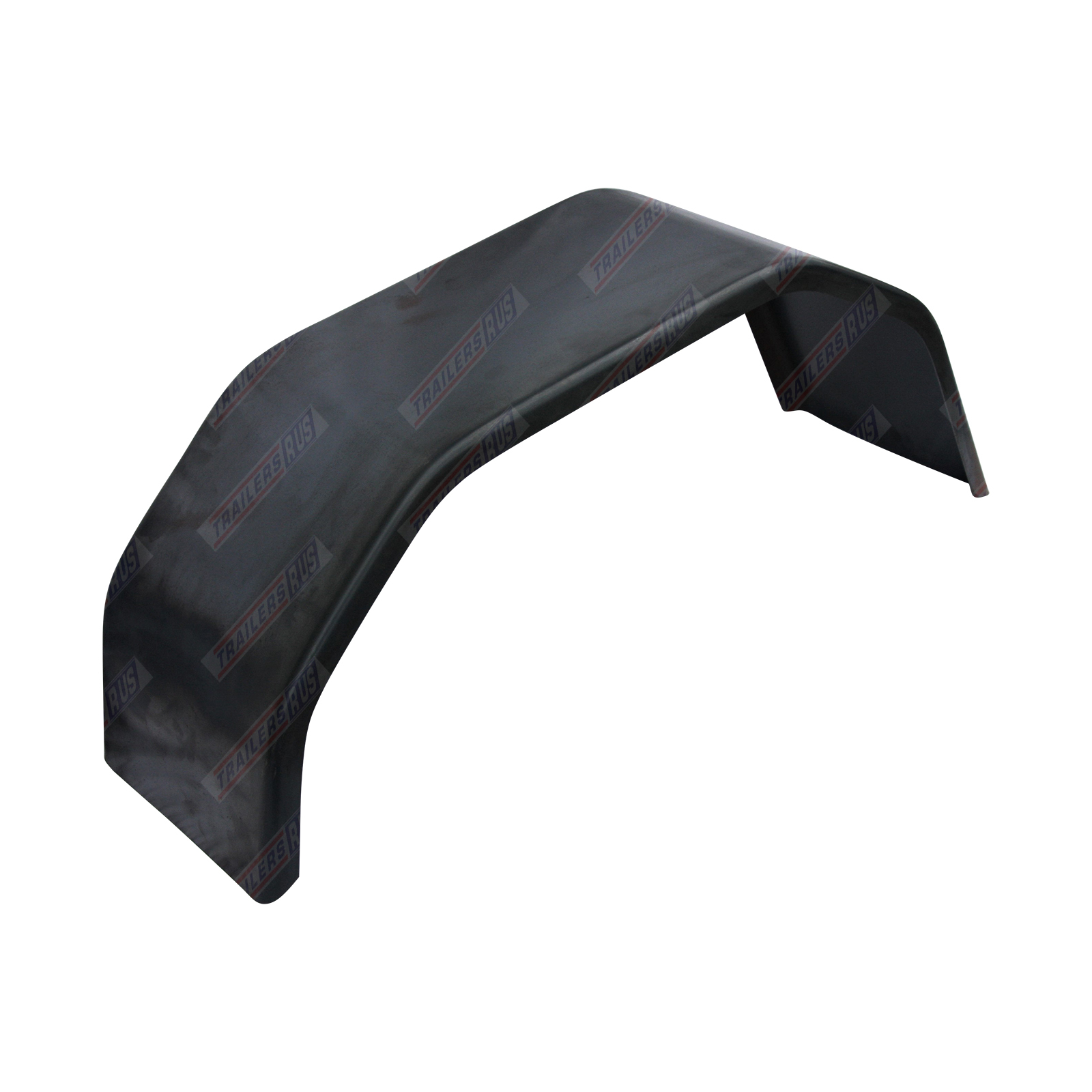Trailer Mudguard 4 Fold Black Steel Finish 10'' Inch Wide to suit 14'' Inch Wheel TRU