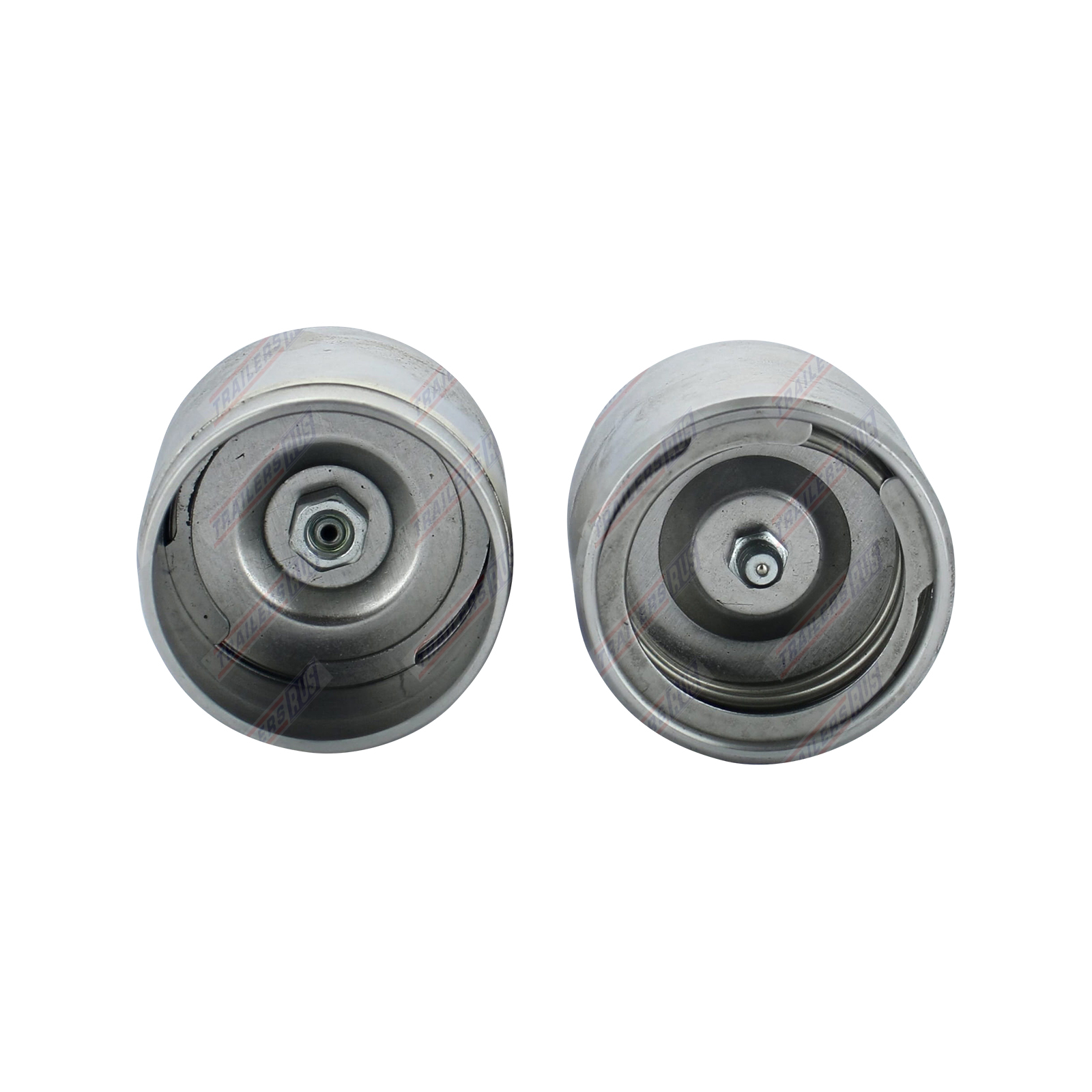 Stainless Steel Trailer Bearing Protectors 52mm Bearing Buddies 2pcs TRU
