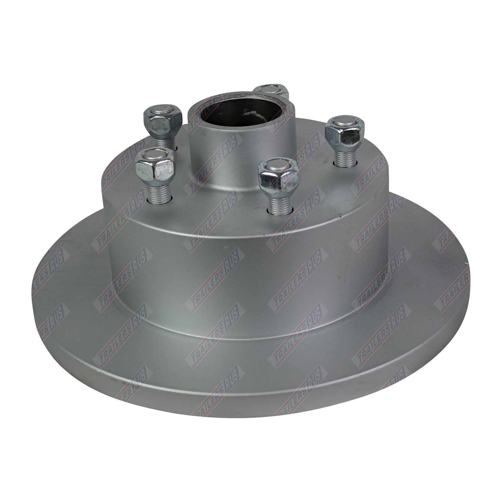 Trailer Disc Hub Galvanised 10" Inch Ford 5 Stud NO BEARINGS TRU