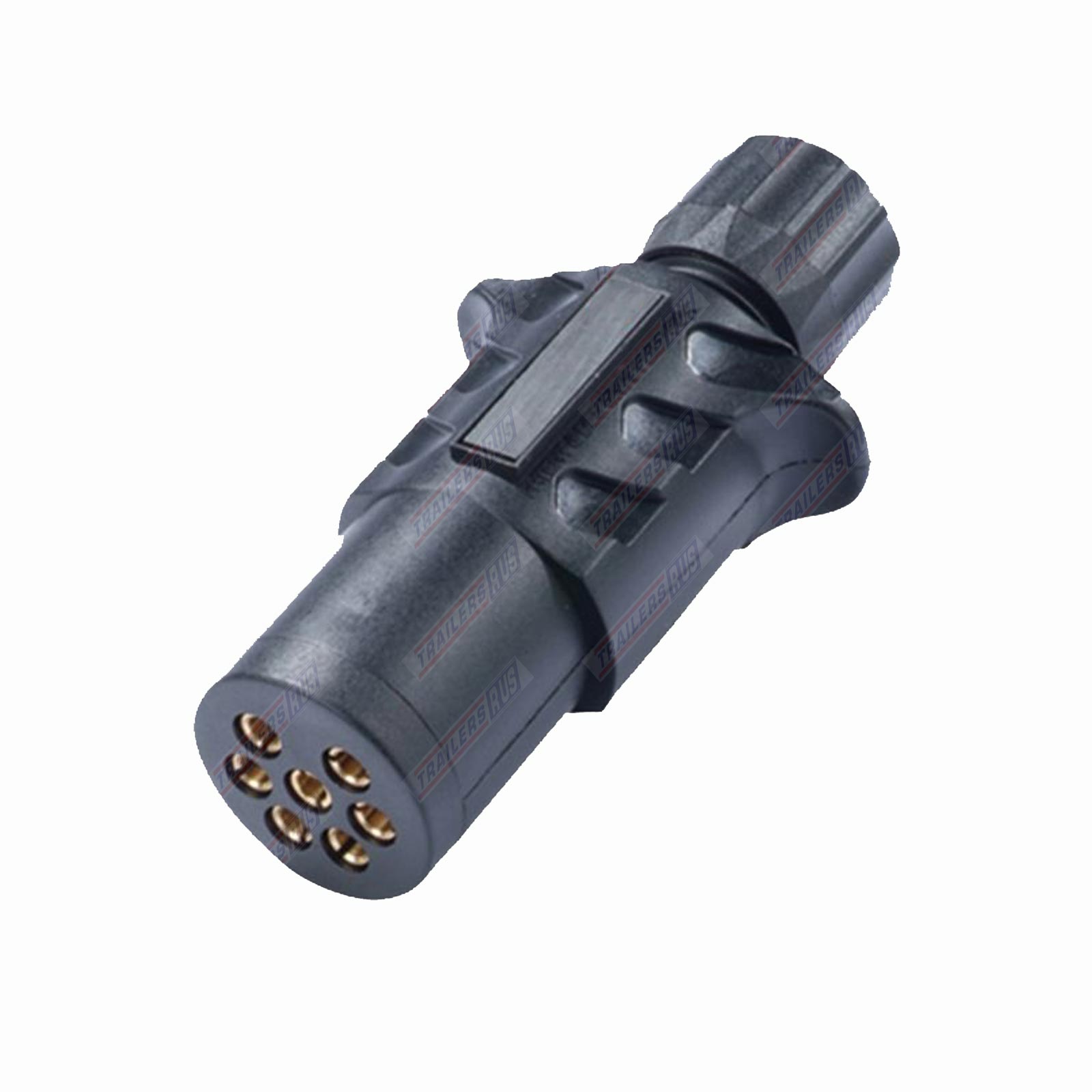Trailer 7 Pin Round InLine Plastic Plug with ADR