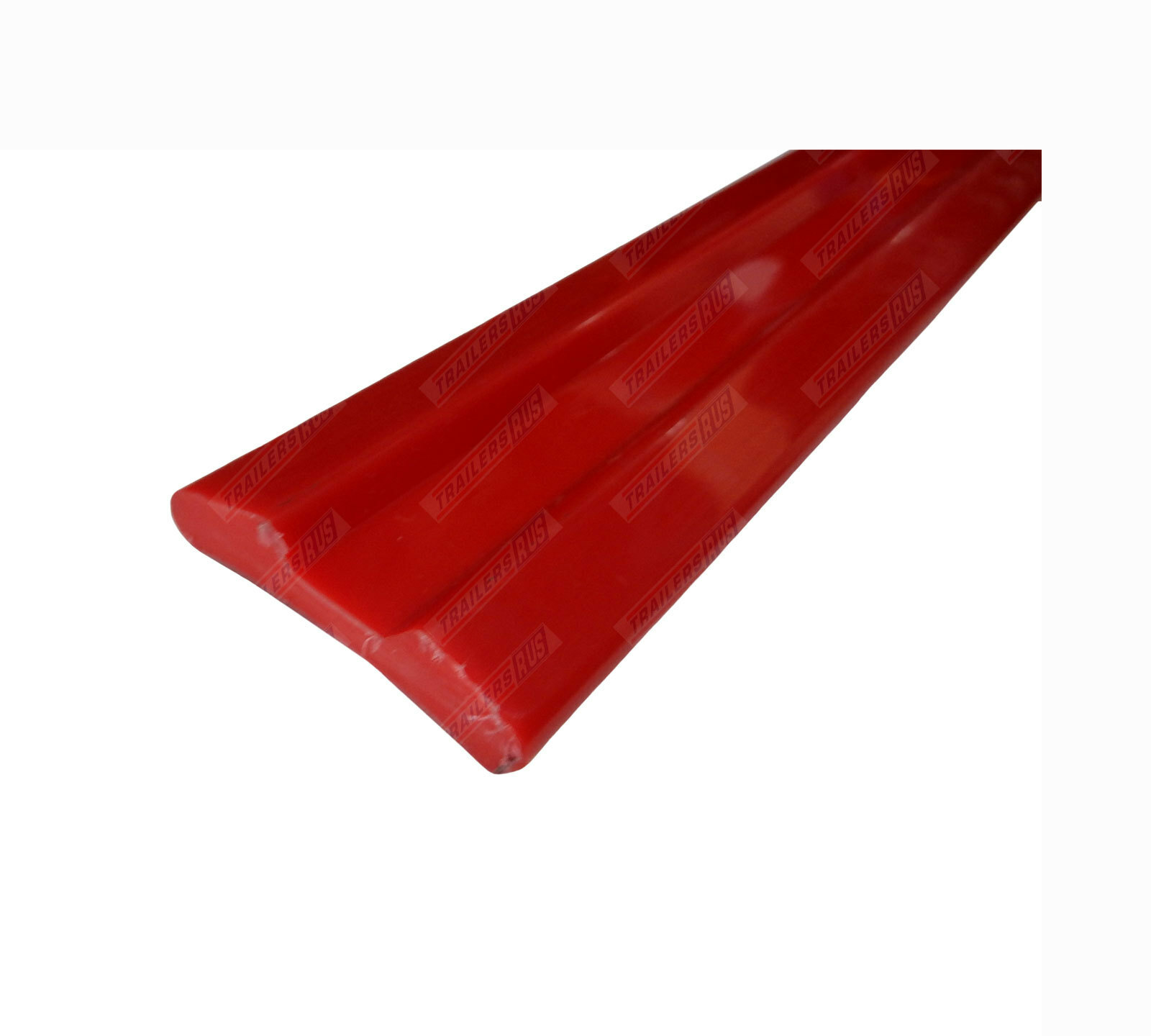 2 x Boat Trailer RED Skid Strips Teflon Grooved Slides Centre 50mm x 1