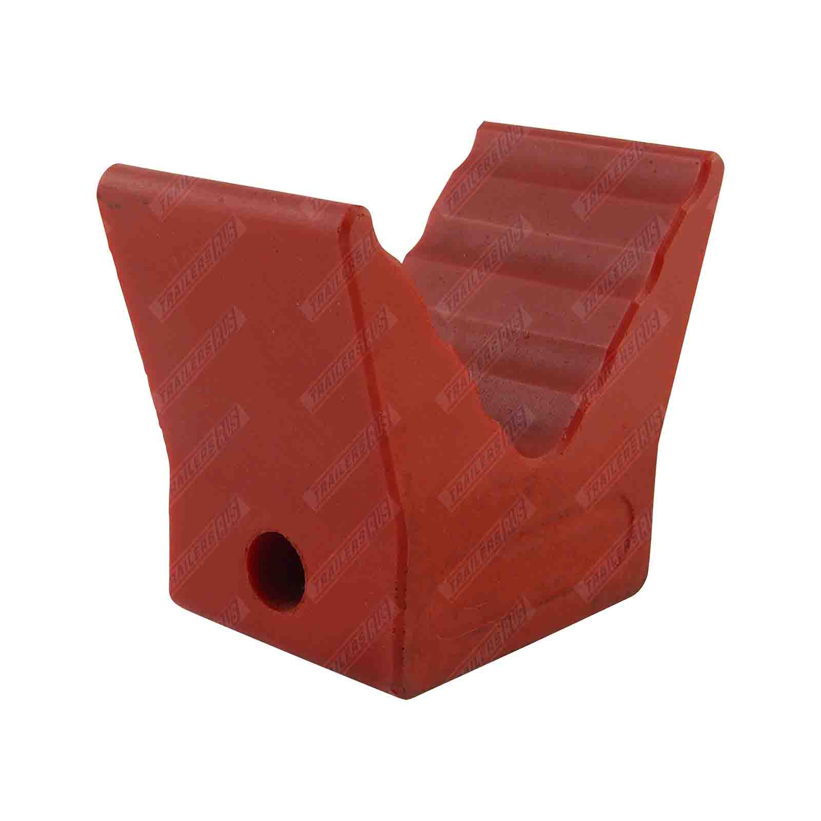 3'' boat trailer winch post red polyurethane v block uv