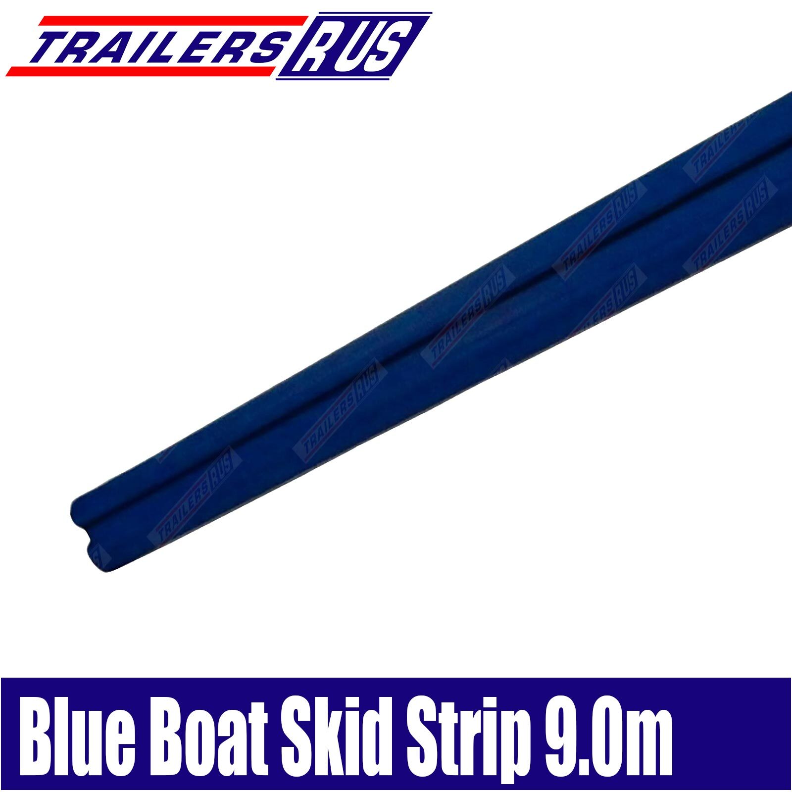 Boat Trailer BLUE Skid Strip Teflon Grooved Slides Centre 50mm x 9M