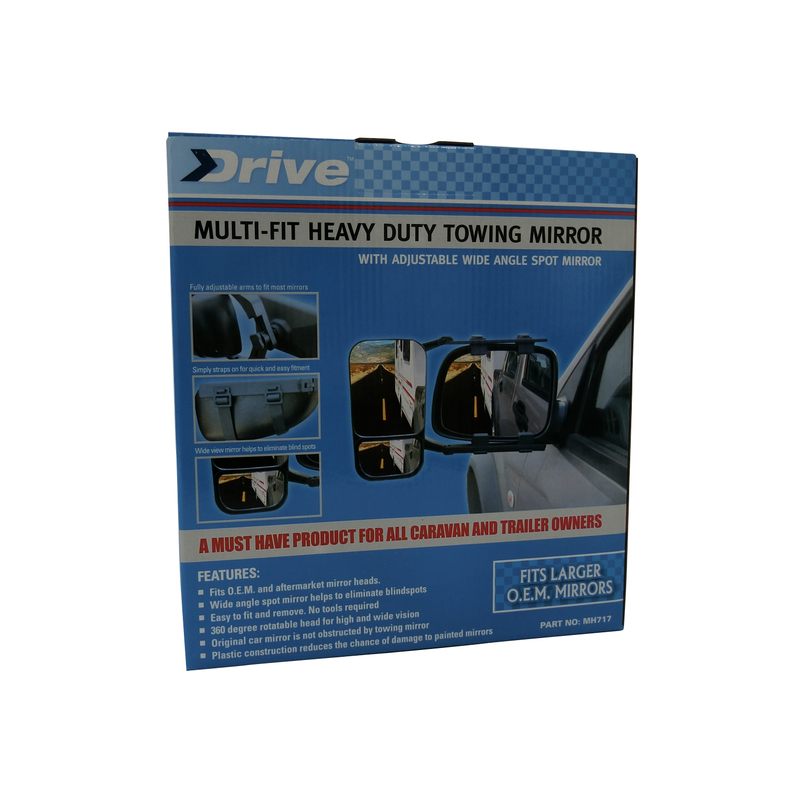 RV, Trailer & Camper Parts Towing Mirrors Pair 2 Universal Ratchet