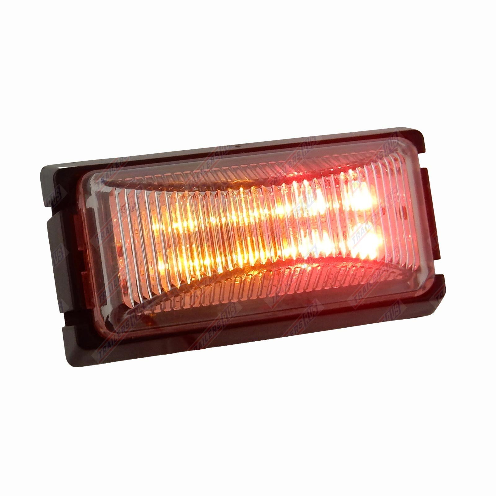 LED Trailer Light Side Marker Red Amber 12V Submersible Caravan Truck