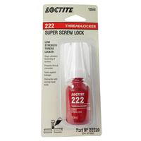 Loctite 222 Super Screw Lock Low Strength Threadlocker 10ml
