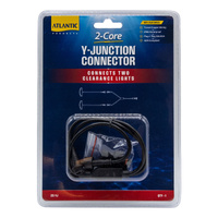 Atlantic Plug n' Play 2-Core Y-Junction Connector for Clearance Light Wiring Kits #2C-YJ