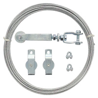 10m ALKO Trailer Brake Cable Kit with Adjuster Pulleys and Clamps Genuine ALKO #323030