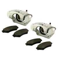 Hydraulic Brake Calipers AL-KO Dacromet Brake Pads Included for Boat Camper Trailer - Pair #341001