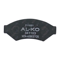 Disc Brake Pad to suit Hydraulic Caliper GENUINE ALKO Trojan Meher Style - Al-KO SINGLE #341103