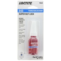 Loctite 243 Super Nut Lock Medium Strength Threadlocker 10ml