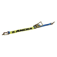 25mm x 5m Ratchet Tie Down Strap Hook and Keeper 750Kg Ancra #44557-7-5MTR