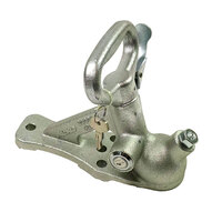 Trailer Coupling Quick Release ALKO 2 and 3 Hole Lockable Zinc 50mm 2000kg Rated Keys Included