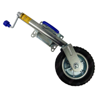 Trailer Jockey Wheel Swivel 10'' Inch AL-KO Trailtech Swing up Solid Rubber Wheel #629251SLTT