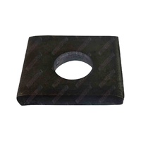 Trailer Axle Pad 40mm x 40mm x 8mm Thick black Steel To Suit Square Axle