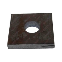 Trailer Axle Pad 50mm x 45mm x 10mm Thick black Steel To Suit Square Axle