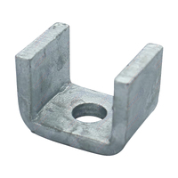Axle Pad U-Type 40mm x 40mm x 8mm Thick suit 39mm Round and 40mm Square Axle