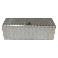 Tool Box Aluminium 1200mm x 400mm x 400mm Lockable 2 Keys Incl.