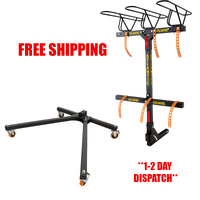 Atlantic Tilting Vertical 3 Bike Carrier with Garage Mount #ATLBR003-KIT