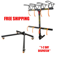 Atlantic Tilting Vertical 4 Bike Carrier with Garage Mount #ATLBR004-KIT