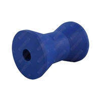 4 Inch Boat Trailer Bow Roller Cotton Reel Blue Nylon Plastic 101mm 17mm Bore