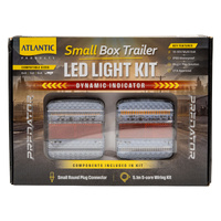 Atlantic Plug n' Play Box Trailer Light kit 12v Predator Series Suits Small Trailers #BTWK-SM-FP