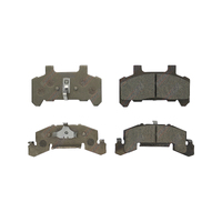 4 x Trailer Disc Brake Pads to suit DEEMAXX 3-6K Calliper Ceramic with Stainless Steel Backing Plates