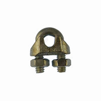 Wire Grip U-Bolt Brake Cable Clamp M5 Zinc plated