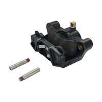 Black Aluminium Hydraulic Caliper Tie Down Style Suits American Ventilated Brake Rotors No Thread