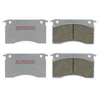 4 x Stainless Steel Trailer Disc Brake Pads suit Mechanical or Hydraulic Calliper