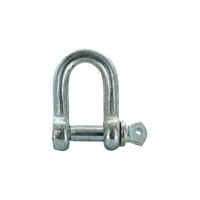 8mm Galvanised Dee D-Shackle Pin Shackles Marine Boat Trailer