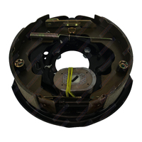 10'' Inch Electric Backing Plate OFF-ROAD Left Side AL-KO Lever Type Brake Shoe Magnet incl.