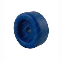 70mm Dia. Boat Trailer Front End Cap Blue Nylon Plastic 13mm Bore 