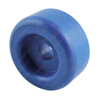 3'' Inch Boat Trailer Front End Cap Blue Nylon Plastic 76mm Dia. 17mm Bore