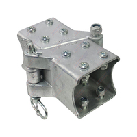 EZI-FOLD Trailer Drawbar Hinge to suit 100mm x 100mm Drawbar Zinc