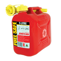 5 Litre Red Jerry Can Petrol Fuel Container Fuel Storage With Pourer