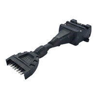 12 Pin Flat Socket to 7 Pin Flat  Plug Trailer Connector Adaptor ARK #FS212P