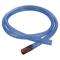 Jiggle Siphon Anti-Static Brass Attachment 2m x 19mm I.D. 10L Per Minute for Water Petrol Kerosene