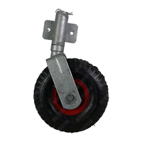 10'' Inch Galvanised Short Boat Jockey Wheel 350kg Load Capacity Non Extendable