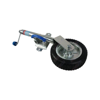 ARK 10'' Inch Jockey Wheel  Bolt-on / Weld-on 2 Hole Swivel Rated up to 350Kg #JWN10S