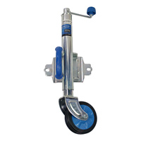 6" Jockey Wheel 2 Hole Bolt on / Weld On Swing Up Bracket 350kg Rating #JWN6S