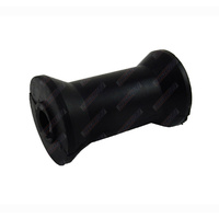 4" Inch Boat Trailer Keel/Bow Roller Cotton Reel Black Rubber 101mm 17mm Bore