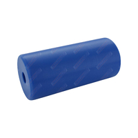 6''  Inch Boat Trailer Flat Bilge Roller Blue Nylon Plastic 17mm Bore