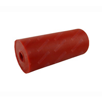 6" Inch Boat Trailer Flat Bilge Roller Red Soft Plastic 152mm 17mm Bore