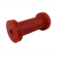 6" Inch Boat Trailer Keel Roller Red Soft Plastic 152mm 17mm Bore